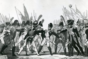 Das Ende Napoleons als Kaiser von German School
