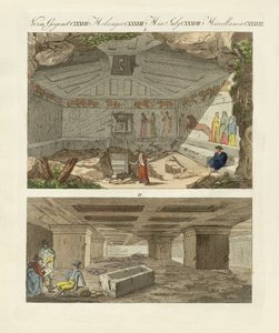Die etruskischen Katakomben in der Altstadt von Tarquinia von German School