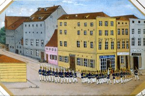 Das Krankenhauslager in Scutari, 1857 von German School