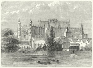 Die Häuser des Parlaments in Westminster zur Zeit von König Karl I. von German School