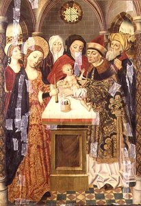 Die Darstellung im Tempel, ca. 1480 von German School