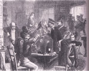 Die Preußen in Versailles, Cassells Geschichte des Krieges zwischen Frankreich und Deutschland, veröffentlicht von Cassell and Company Limited, ca. 1890