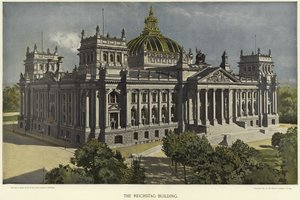 Das Reichstagsgebäude in Berlin von German School