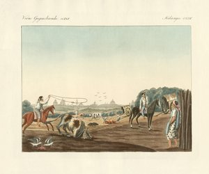 Der Süden von Matadero, eines der öffentlichen Schlachthäuser von Buenos Aires von German School