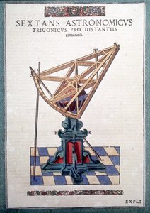 Der astronomische Sextant in „Astronomiae instituatae machanicia“ von Tycho Brahe (1546-1601)
