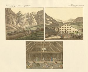 Das Bad von Leuk im Kanton Wallis von German School