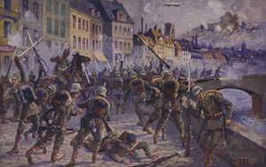 Die Eroberung von Lüttich, Belgien, Erster Weltkrieg, 7. August 1914
