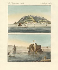 Die Stadt Funchal und Fort Loo auf der Insel Madeira