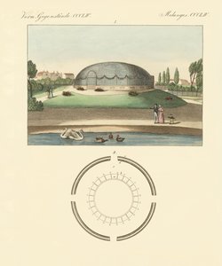 Das kuppelförmige Gebäude im zoologischen Garten von Surrey von German School