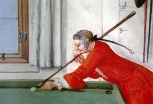 Die Ursprünge des Billards, ca. 1745 von German School