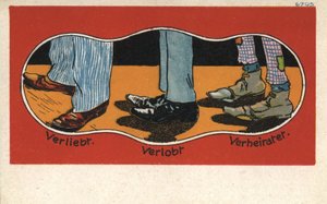 Die Phasen der Liebe in Schuhen von German School