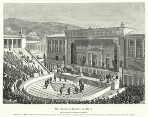 Theater des Dionysos Eleuthereus, Athen, Antikes Griechenland von German School