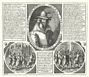 Thomas Percy, einer der Verschwörer des Gunpowder Plot von German School