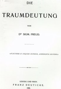 Titelseite zu Die Traumdeutung von Sigmund Freud, veröffentlicht 1899