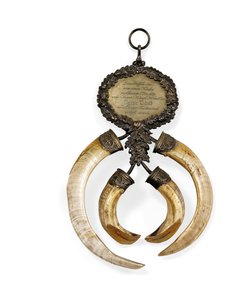 Trophäenplakette, München, ca. 1840 von German School