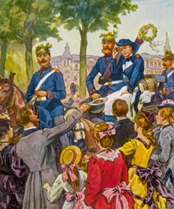 Truppenheimkehr von German School