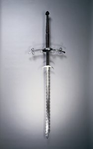 Zweihänderschwert mit Flammklinge, 1550-1600