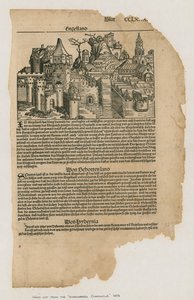Ansicht von London, 1493. Aus der Nürnberger Chronik von German School