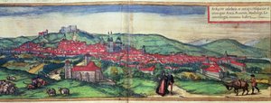 Ansicht der Stadt Burgos, aus dem Werk 