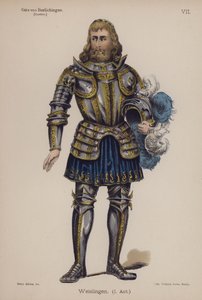 Weislingen, aus Götz von Berlichingen von Goethe von German School