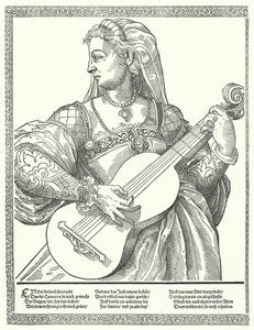 Frau spielt Gitarre von German School