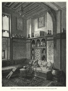 Werkstatt von Francis Dillon, dekoriert im arabischen Stil (Lithografie) von German School