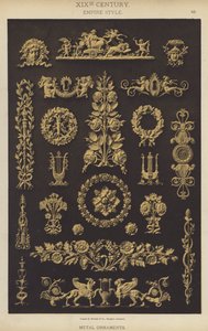 19. Jahrhundert, Empire-Stil, Metallornamente von German School