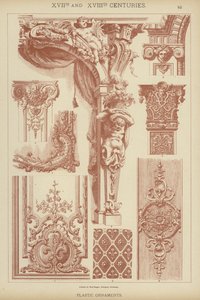 17. und 18. Jahrhundert, plastische Ornamente von German School