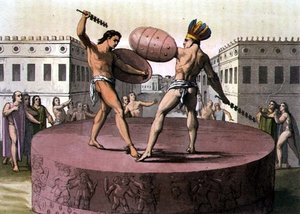 Opfer der Gladiatoren von Gerolamo Fumagalli