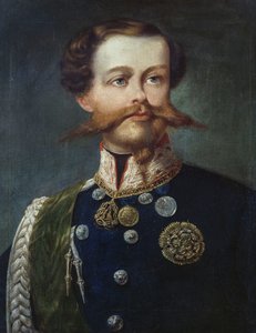 Porträt von Viktor Emanuel II. (1820-1878), König von Italien, von Gerolamo Induno von Gerolamo Induno