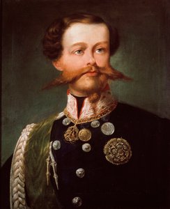 Porträt des Herzogs von Savoyen Vittorio Emmanuel II. 1848 von Gerolamo Induno