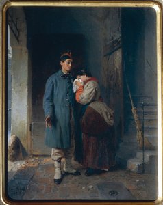 Der Aufbruch der Rekruten von 1866
