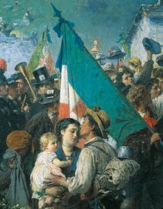 Der Aufbruch der Rekruten von 1866 von Gerolamo Induno