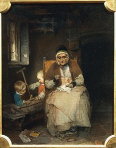 Die Großmutter von Gerolamo Induno