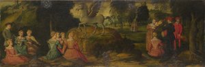 Pegasus und die Musen, ca. 1540