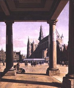 Ansicht von Haarlem mit der Groote Kerk