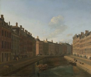 Blick auf die Gouden Bocht in der Herengracht vom Osten