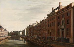 Ansicht der Goldenen Biegung in der Herengracht vom Westen aus