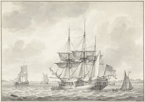 Das amerikanische Schiff Harmony Baltimore von Gerrit Groenewegen