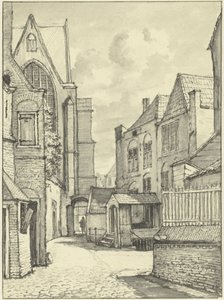 Die St. Janskerk oder Grote Kerk in Gouda von Gerrit Lamberts