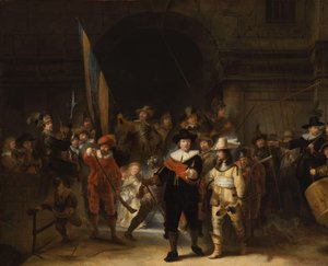 Kopie der Nachtwache (Die Kompanie von Hauptmann Frans Banning Cocq und Leutnant Willem van Ruytenburch, bekannt als 
