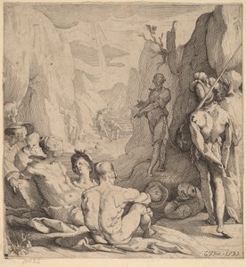 Johannes der Täufer predigt von Gerrit Pietersz Sweelinck