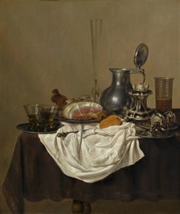 Stillleben mit Schinken, 1650