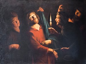 Die Gefangennahme Christi von Gerrit van (follower of) Honthorst