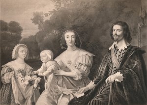 George Villiers, Herzog von Buckingham und Familie, 1628, 1904 von Gerrit van Honthorst