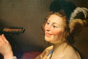 Lautenspieler, 1624
