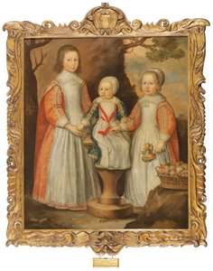 Porträt der drei Kinder von George Preston von Holker, 1650