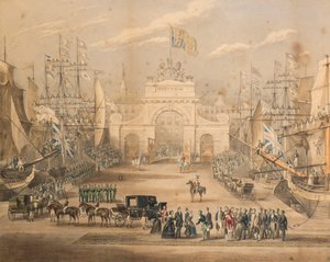 Empfang von Königin Victoria, Prinz Albert und Prinzessin Royal in Dundee