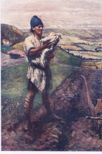 "In einer Furche auf dem Feld fand dich der Pflüger", Geschichten aus der Feenkönigin von Gertrude E. Demain (after) Hammond
