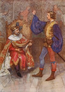 William Shakespeares Stück: Henry IV (Farblithografie) von Gertrude E. Demain (after) Hammond